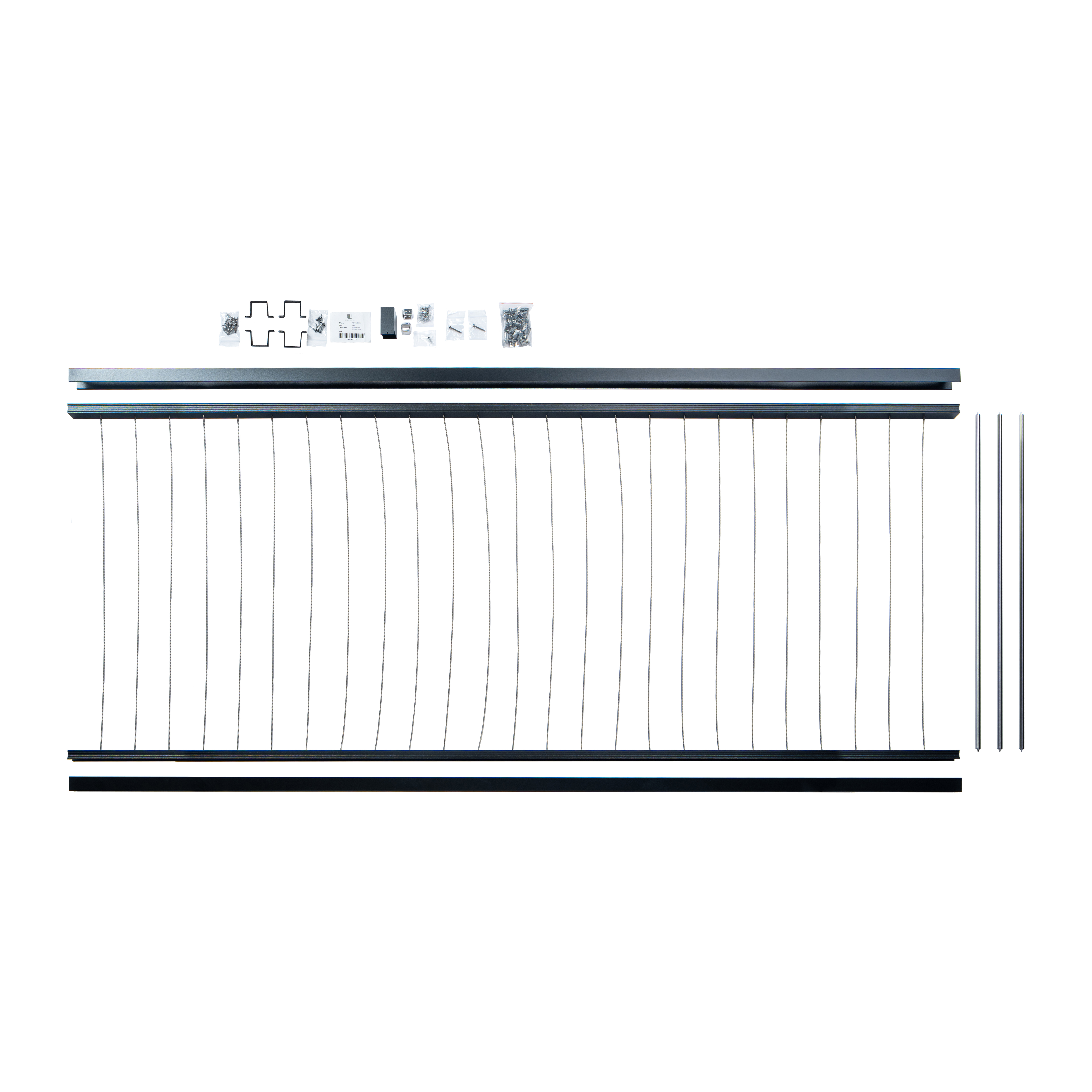 Williams 8-foot Vertical Cable Drink Rail Kit